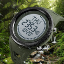 SKMEI 1342 Compass Chronograph Digital Watch Men Automatic Calendar Alarm Watches