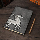 1 Piece European Retro 3D Embossed PU Notebook A5 Bronze Color Notepad Vintage Journal Diary Stationery Supplies