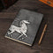 1 Piece European Retro 3D Embossed PU Notebook A5 Bronze Color Notepad Vintage Journal Diary Stationery Supplies