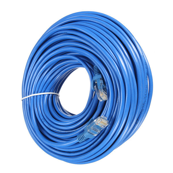 25m Blue Cat5 65FT RJ45 Ethernet Cable For Cat5e Cat5 RJ45 Internet Network LAN Cable Connector