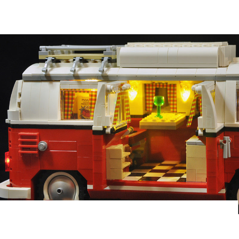 Updated LED Light Lighting Kit For LEGO 10220 T1 Campingbus VW CAMPER VAN Bricks