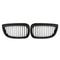 Left And Right Front Sport Kidney Grill Grille For BMW E87/E81 1 Series 2004-2007