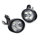 7 Inch Motorcycle Headlights Super Bright LED DRL Bulb With Switch