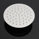 Round Stainless Steel Shower Head Ultra-thin Waterfall  Rainfall Shower Head Rain Shower