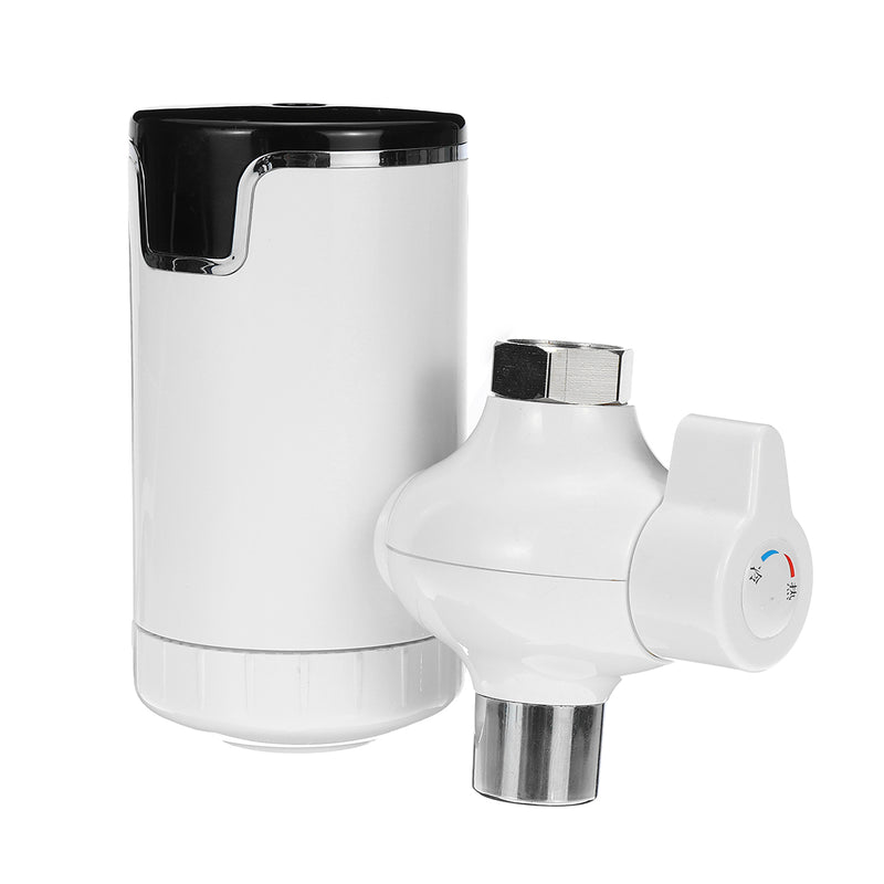 3000W 220V Electric Instant Heat Faucet Tap LED Display Hot Water Kitchen Sink