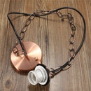 1M E27/E26 Ceiling Rose Chain Pendant Chandelier Light Lamp Bulb Holder Socket