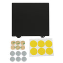 Black 235x235mm Double Texture PEI Powder Steel Plate with 6 Magnetic Block for 3D Printer