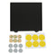 Black 235x235mm Double Texture PEI Powder Steel Plate with 6 Magnetic Block for 3D Printer