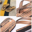Summer Men Women Casual Stripes High Elastic Clip Feet Beach Cool Slippers Flip Flops