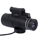 IPRee 12X50 Monocular Waterproof Optic HD Telescope Day Night Vision With Compass Light