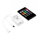 DC5-24V Mini Wireless Music Controller with 20Keys Remote Control for RGB RGBW LED Strip Light