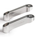 2pcs CNC Aluminum 10mm Clockwise Thread Motorcycle Mirrors Riser Extender Adaptor Bike Universal