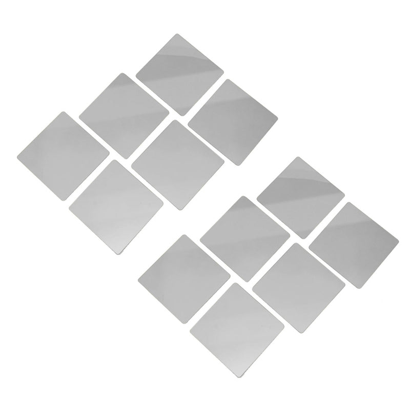 Honana BX-231 16Pcs Bathroom Removeable Self-adhesive Mosaic Tiles Mirror Wall Stickers Home Decor