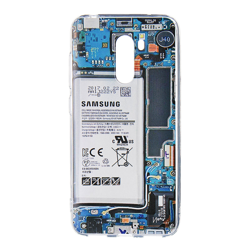 Bakeey Pretty Battery Painting Silicone Soft TPU Back Protective Case For Xiaomi pocophone F1