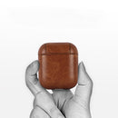 PU Leather Shockproof Earphone Protective Case For Apple AirPods 2016 & 2018