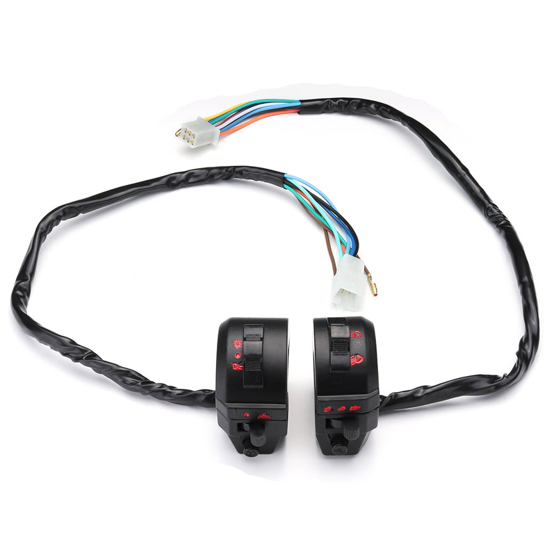 7/8inch Universal Motorcycle Handlebar Left Right Side Integrated Switch Control