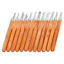 12pcs Engraving Carving Cutter Wood Carving Tool with Whetstone for Handmade DIY Art Craft Tools Kit