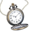 DEFFRUN PARIS Famous European Architecture Pattern Quartz Pocket Watch