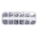 Suleve MXCP3 240Pcs Mini Phillips Screw Carbon Steel Electronic Flat Head Notebook Laptop Repair