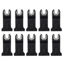 Drillpro 10PCS Multi Tool Oscillating Saw Blade Quick Release Saw Blades Kit for Metal Wood Plastic Cutting Oscillating Tools for Fein Multi Dremel