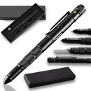 T06 Multi-functional Self Defensive Tactical Pen With Emergency LED Light Whistle Window Glass Breaker Cutter for Outdoor Survival