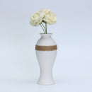 White Creative Modern Ceramic Flower Vase Handmade Flowers Bouquet Vase Home Decor