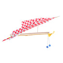 ZT Rubber Powered Parasol Glider A012 Aircraft Plane Assembly Model