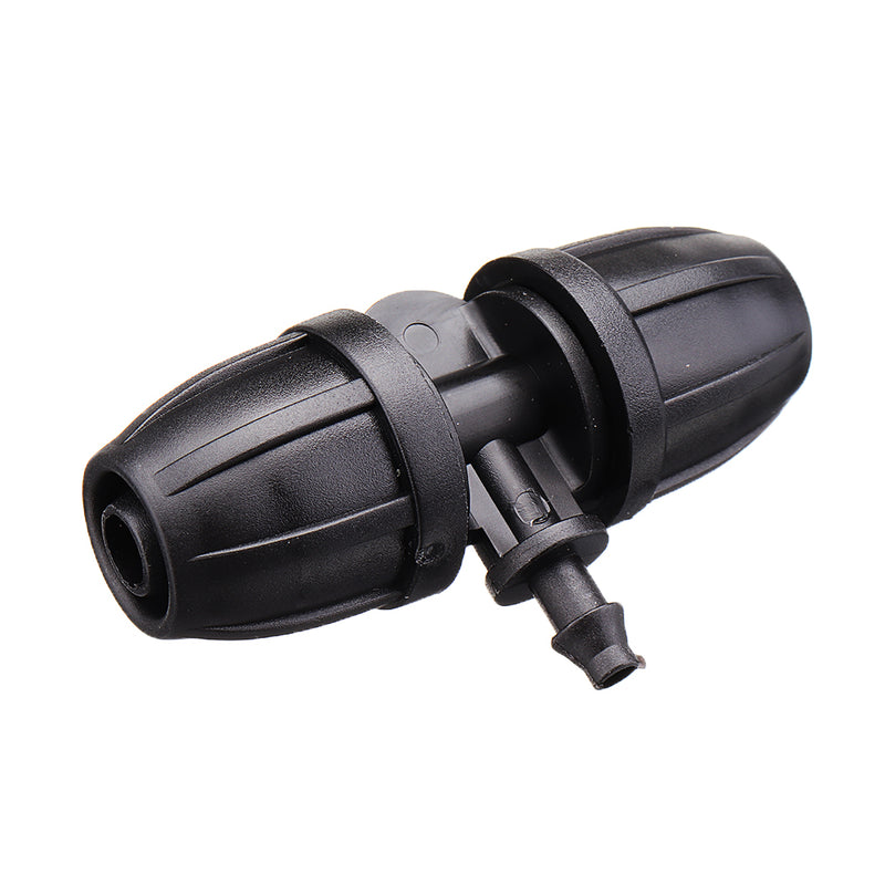 50Pcs Micro Spray Pipe Joint Two Way Plug Head Drip Irrigation Atomization Nozzle Garden Tools Hose 8/11 Hose Connectors