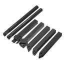Machifit 7pcs 12mm Shank Lathe Boring Bar Turning Tool Holder Set With Carbide Inserts