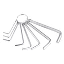8 In 1 Hex Key Allen Wrench Mechanic Hand Tool Kit Set 1.5mm-6mm