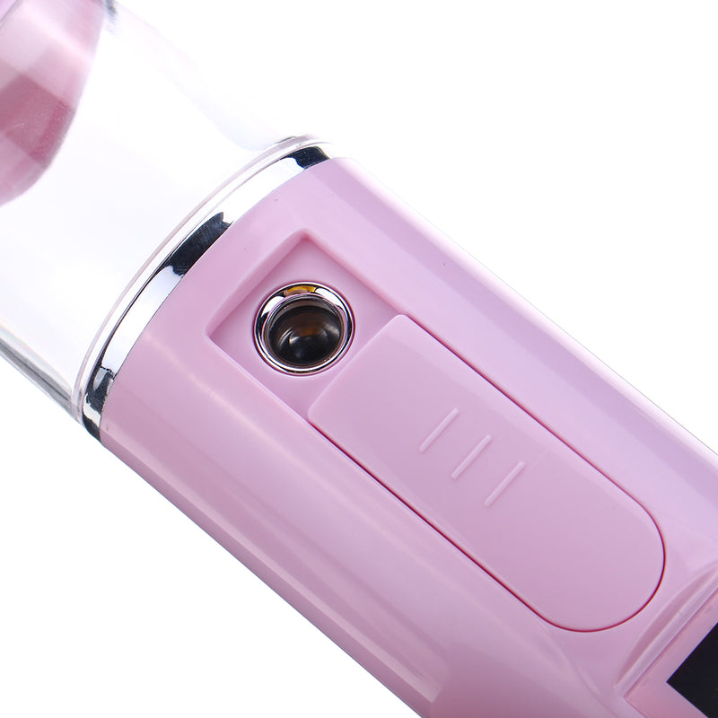 3 IN 1 Nano Sprayer Water Meter USB Humidifier with Mobile Power Negative Ion Handheld Beauty Instrument