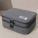 Double Layer Waterproof Digital Bag Data Line Headphone Charger Storage Bag Organizer