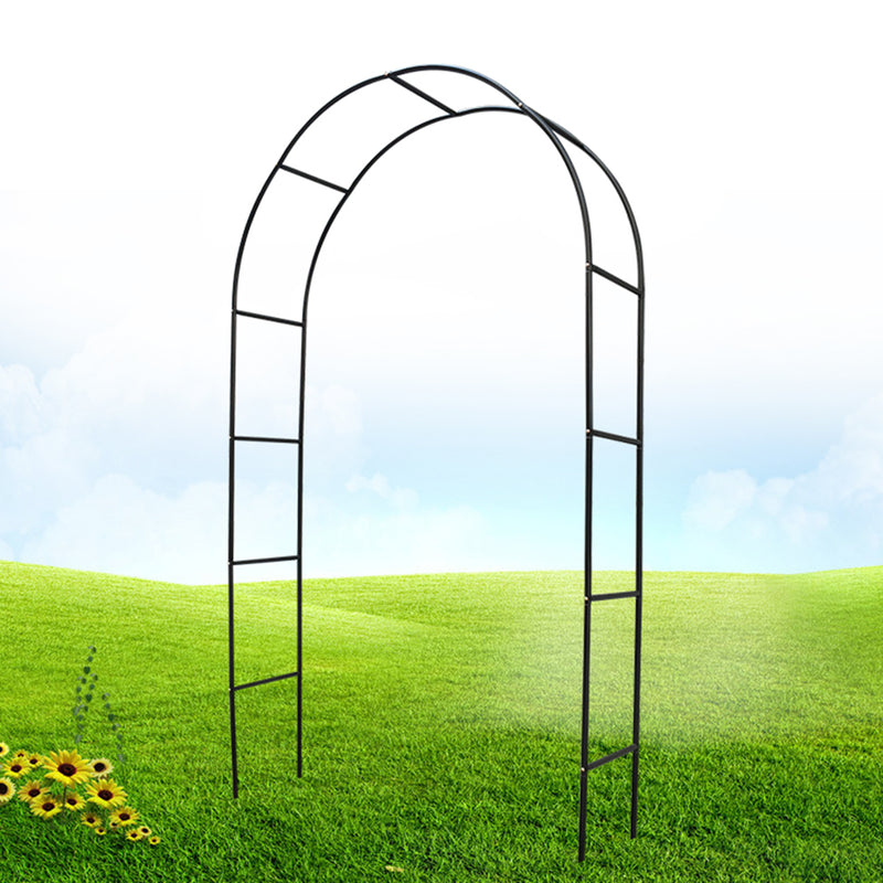 95" Iron Arch Way Assemble Door Wedding Party Bridal Prom Garden Floral Decorations