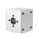T8 Nut Aluminum Alloy Silver Housing Bracket with 2Pcs Screws for 3D Pritner Lead Screw