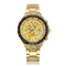 WINNER Fashion Shining Roman Numerals Mechanical Watch Luxury Golden Men Automatic Watch