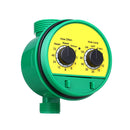 Garden Irrigation Timer Two Dial Electronic Water Controller Home Plant Flower Automatic Timing Tool Waterproof
