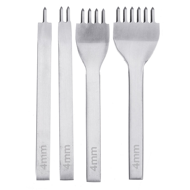 45Pcs Leather Craft DIY Work Handmade Stitching Carving Engraving Woking Tool