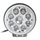 5 inch 9V-32V 80W 12V 9 LED Work Light Spot Round Driving Fog Lamp Motorcycle Offroad ATV 4WD