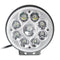 5 inch 9V-32V 80W 12V 9 LED Work Light Spot Round Driving Fog Lamp Motorcycle Offroad ATV 4WD