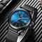 TEVISE 9017 Date Display Automatic Mechanical Watch Full Steel Mesh Stainless Steel Men Watch