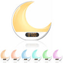 Snooze Alarm Wake Up SAD Light Clock kids Night Light 7 Colored Sunrise Simulation and Sunset Fading