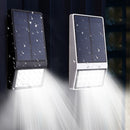 Solar Powered 15 LED PIR Motion Sensor Wall Light Outdoor Garden Waterproof Security Lamp