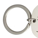 1Pcs Stainless Steel Guitar Picks with Keychain