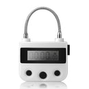 99 Hours USB Rechargeable Time out Padlock Max Timing Lock Digital Timer Alarming Padlock w/ LCD Display Screen