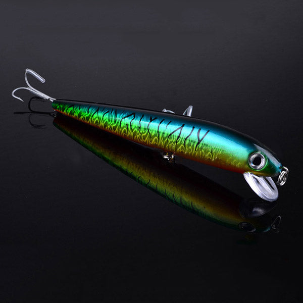 ZANLURE 5Pcs 17.6cm 30g Minnow Bionic Bait Hard Plastic Bait Fishing Lure With 2 Hooks