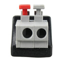 20PCS LUSTREON DC Power Male 5.5*2.1mm Connector Adapter Plug Cable Pressed for LED Strips 12V