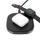 HOCO 10W 2 IN 1 Fast Charging Wireless Charger With X5 Black Type-C Charging Cable For Apple Watch iPod iPhone X XS HUAWEI P30 XIAOMI MI8 MI9 S10 S10+