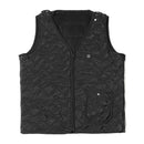 Outdoor Men Winter Cycling Vest Rechargeable Heated Body Breathable Warm Jacket