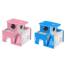 Hamster House Dual Layer Ladder Small Animal Pet Mouse Cage Castle Exercise Toys
