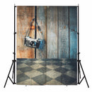 3x5ft Wood Floor Background Ancient Studio Photo Prop Vinyl Photography Backdrop